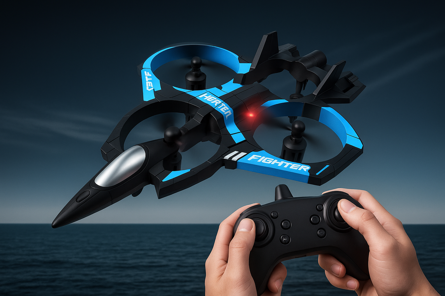 K500 Max RC Jet – 360° Stunt Drone with Throw & Fly