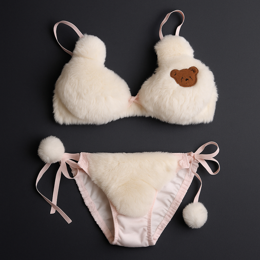 Plush Bear Lingerie Set