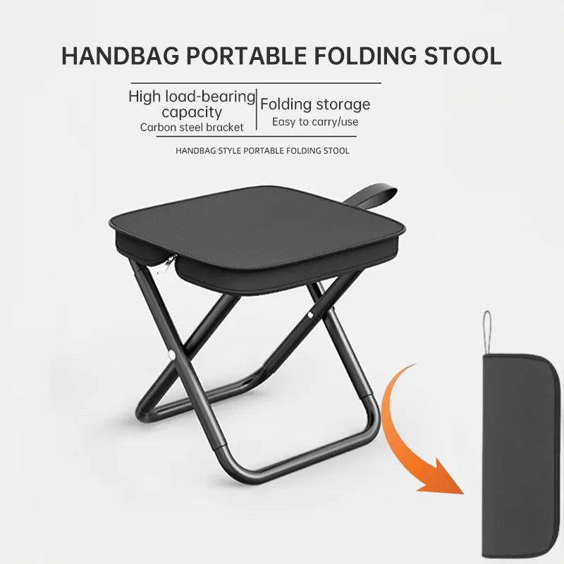 Compact Folding Camping Chair – Portable Lightweight Outdoor Stool