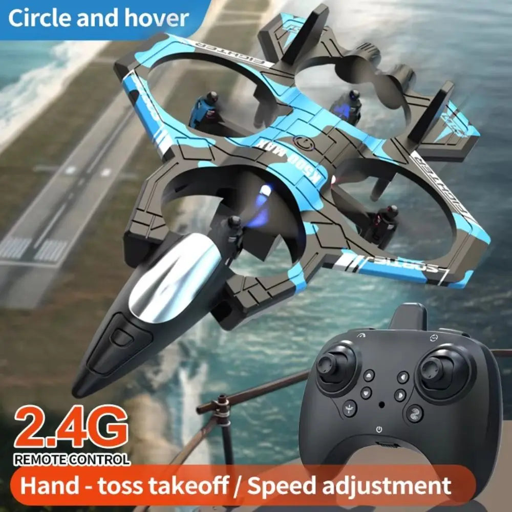 K500 Max RC Jet – 360° Stunt Drone with Throw & Fly