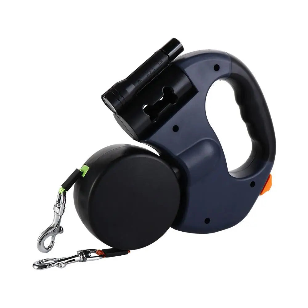 3-in-1 Retractable Dog Leash with Light