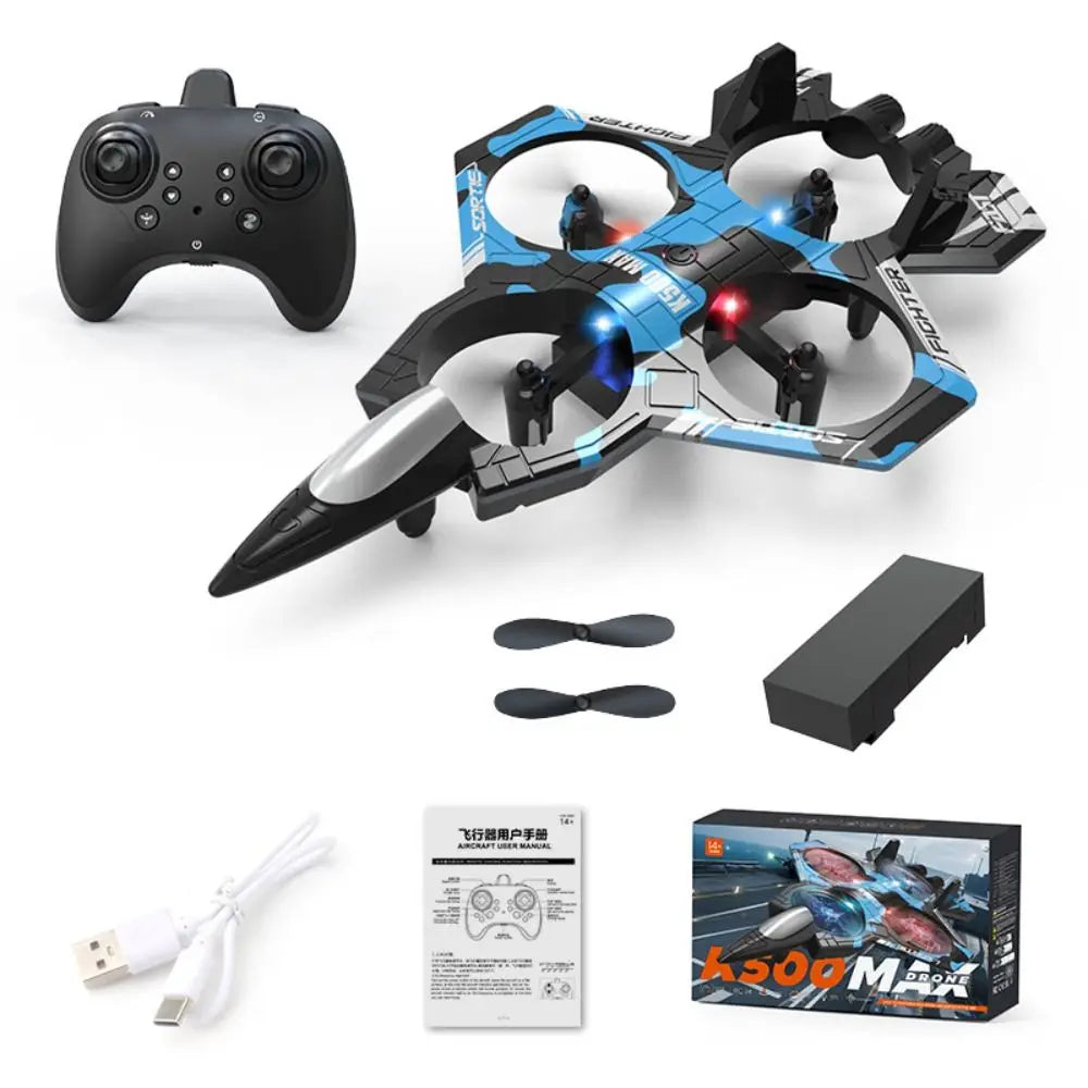 K500 Max RC Jet – 360° Stunt Drone with Throw & Fly
