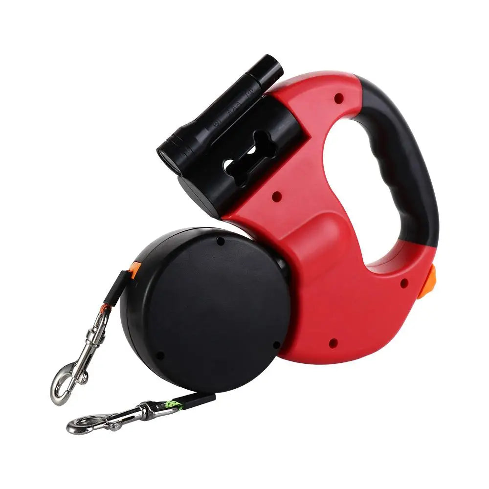 3-in-1 Retractable Dog Leash with Light